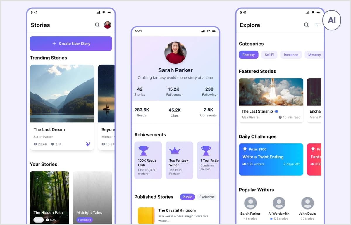 StoryAI screenshot