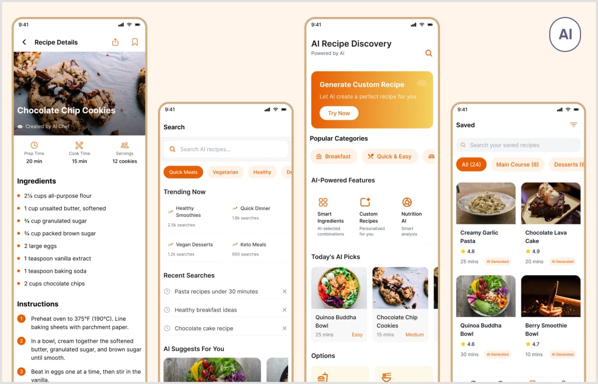 RecipeAI screenshot