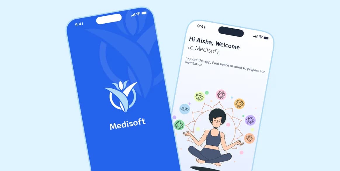 Meditation App UI screenshot