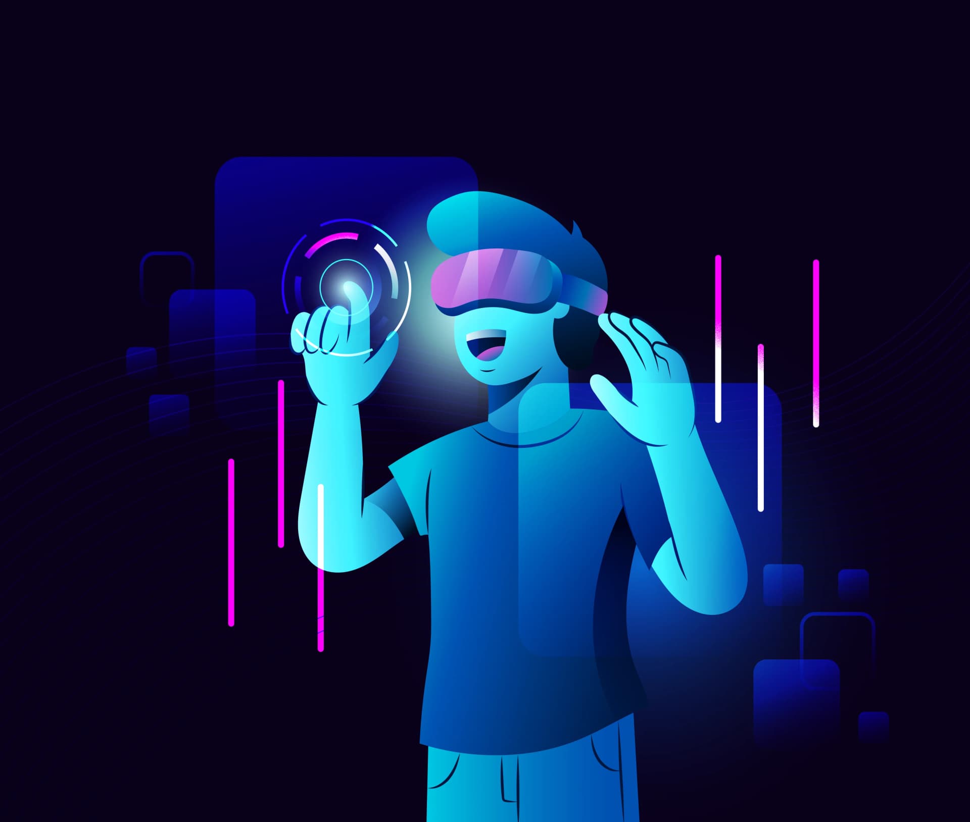 AI Development Illustration