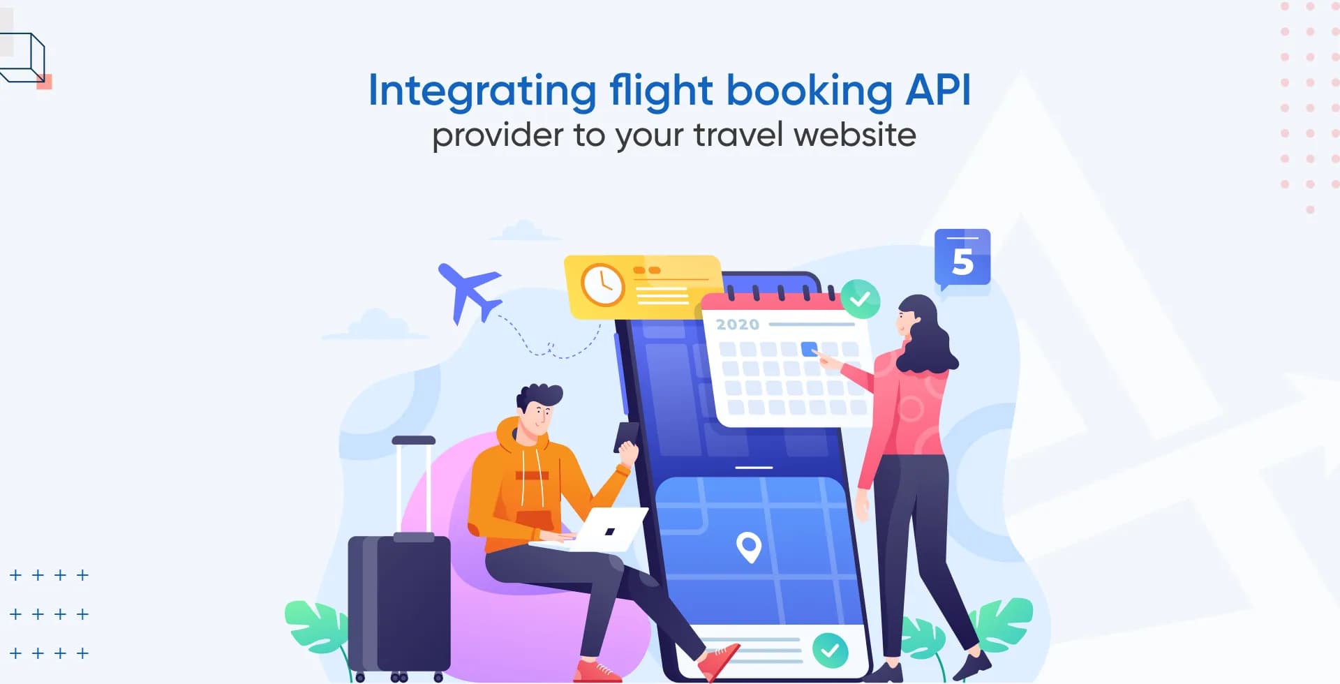 How should you do flight booking API integration to your travel website?