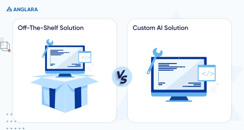 Off-the-shelf solution vs. Custom AI solution